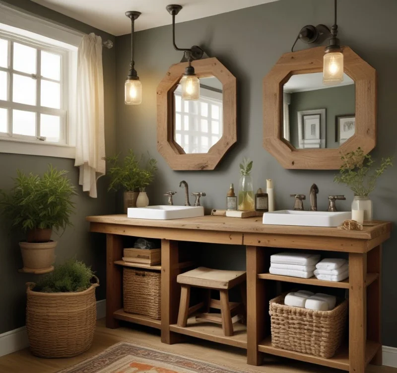 Add Country Charm with Rustic Touches
