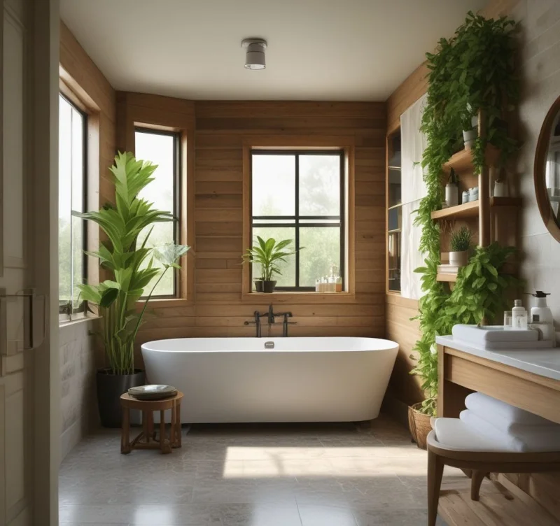 Add Plants and Wood for Natural Calm