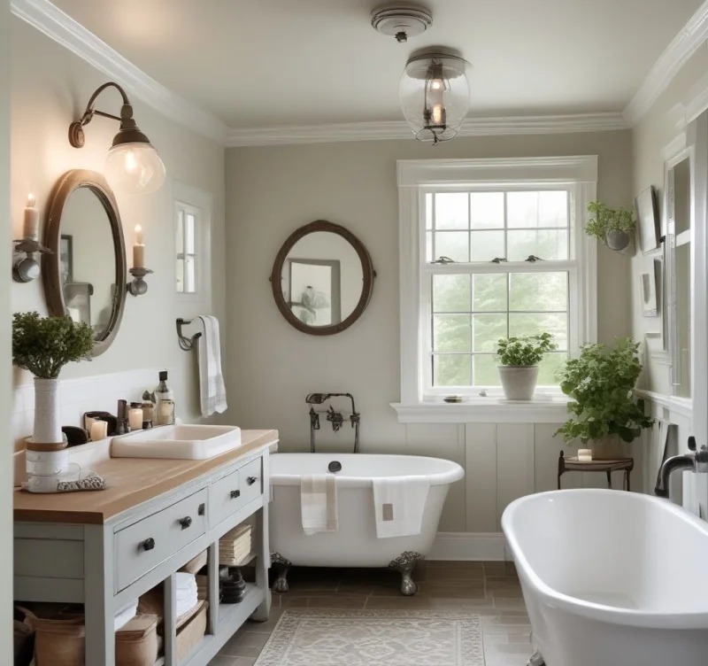 Incorporate Farmhouse Style for Cozy Elegance