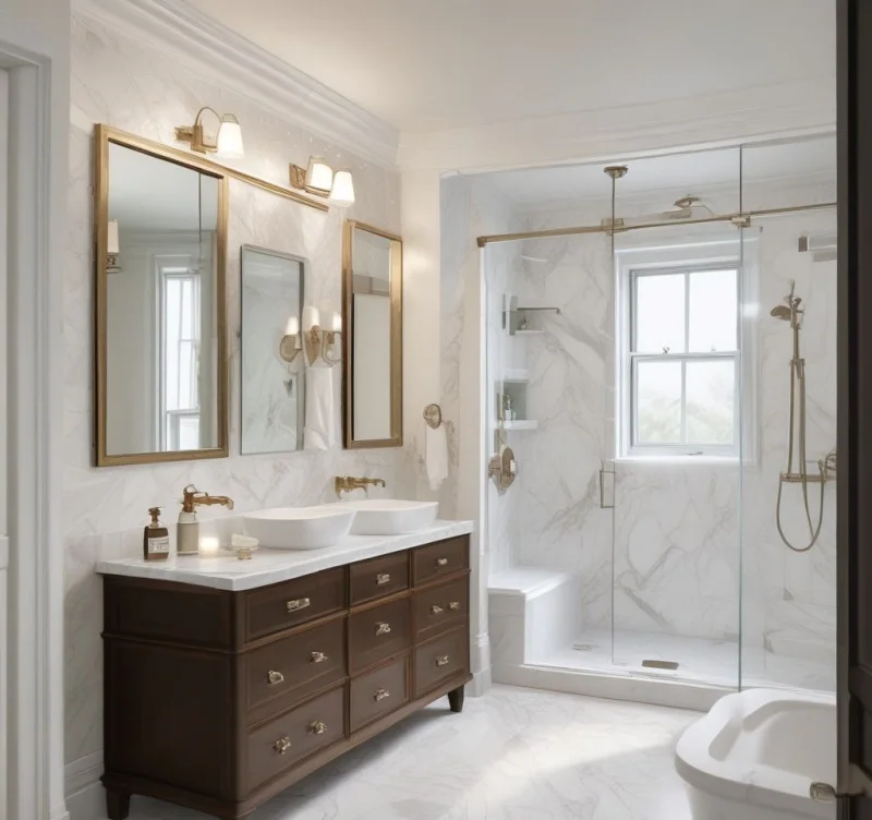 Incorporate White Marble for Timeless Elegance