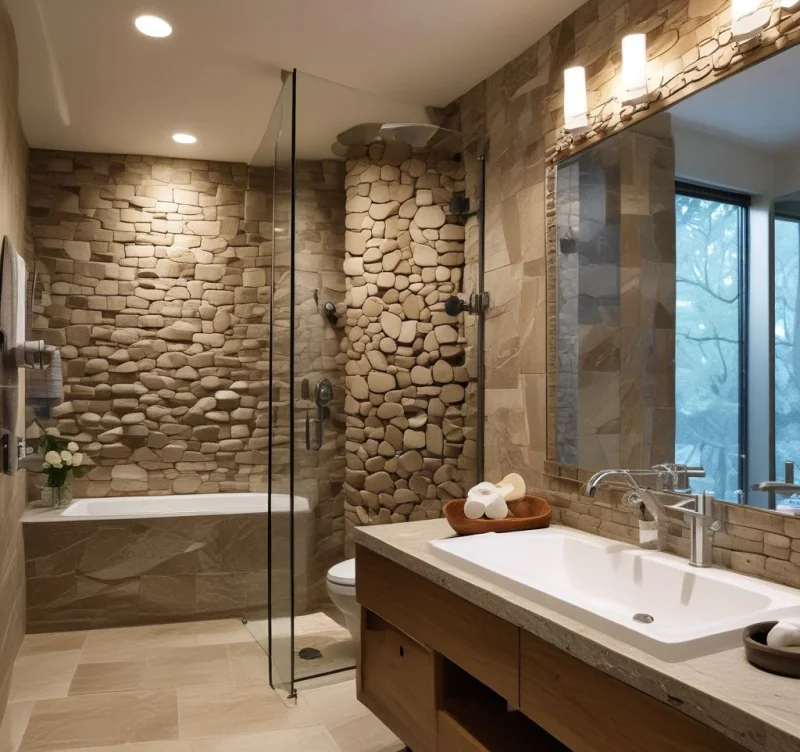 Use Natural Stone Features for Earthy Texture
